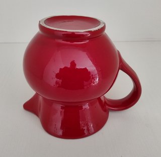 Brocca Caraffa Ceramica Rossa Vintage