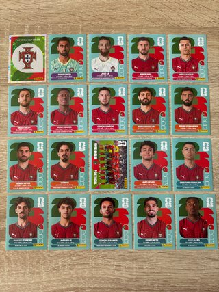 Cromos Panini Mundial Selección De Portugal