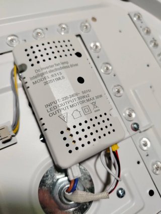 ExtraHouse OMFSD-2007 Ventilador de techo Luz LED
