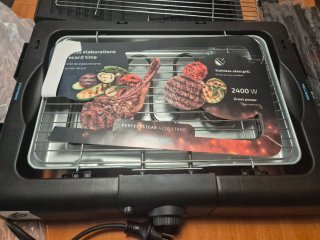 Barbacoa Eléctrica Cecotec Negra