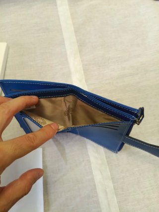 Cartera Pequeña Mujer SENDEFN Cuero Azul
