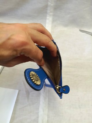 Cartera Pequeña Mujer SENDEFN Cuero Azul