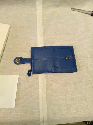 Cartera Pequeña Mujer SENDEFN Cuero Azul