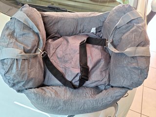 Seggiolino auto o trasportino morbido animali