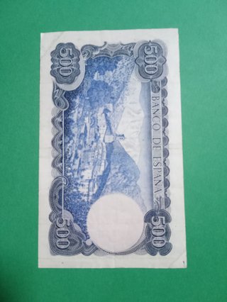 Billete 500 Pesetas 1971 Jacinto Verdaguer