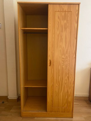 Armario madera 2 puertas correderas