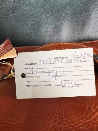Neceser Piel Bovino Español Gino Borganenti Marrón