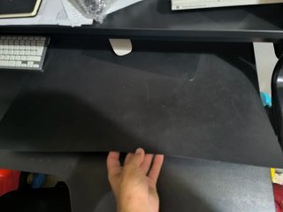 Mesa de ordenador negra