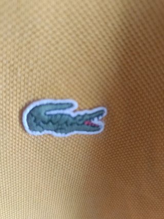 Polo Lacoste Giallo Ocra Taglia 3 (M)