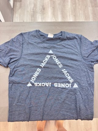 Camiseta Jack & Jones Hombre Azul Nuevo