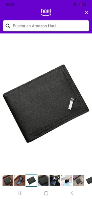 Cartera de hombre negra diferentes modelos