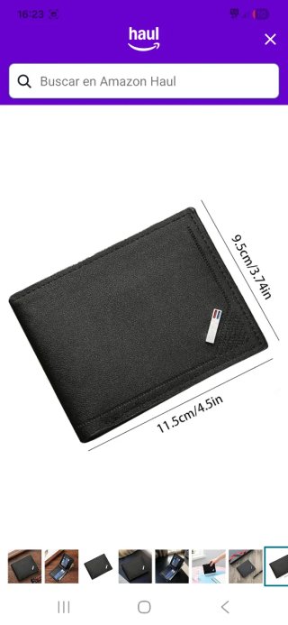 Cartera de hombre negra diferentes modelos