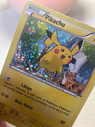 Carta Pokémon Pikachu promocional Macdonalds 2015
