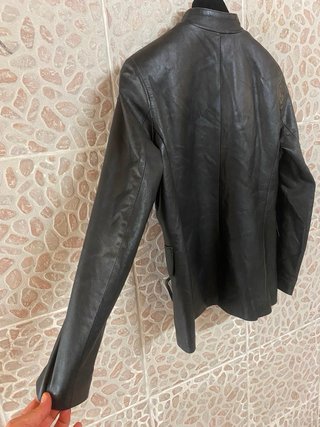 Giacca Biker Vera Pelle vissuta  Vintage