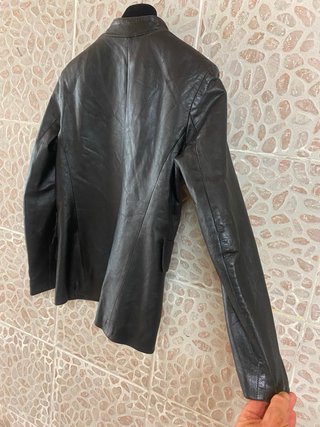 Giacca Biker Vera Pelle vissuta  Vintage