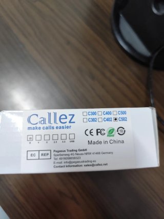 Cuffie Call Center Callez C502 Nere