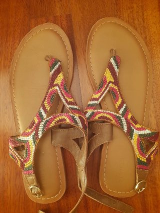 Sandali infradito donna multicolor