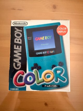 Nintendo Game Boy Color Azul Verde CGB-001
