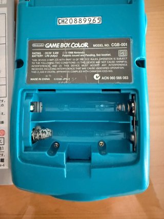 Nintendo Game Boy Color Azul Verde CGB-001