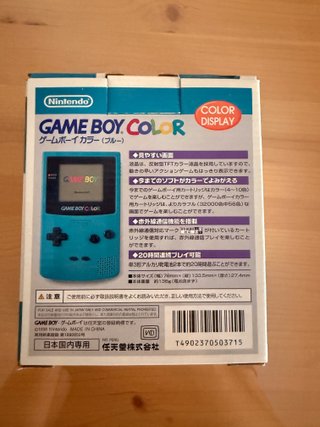 Nintendo Game Boy Color Azul Verde CGB-001