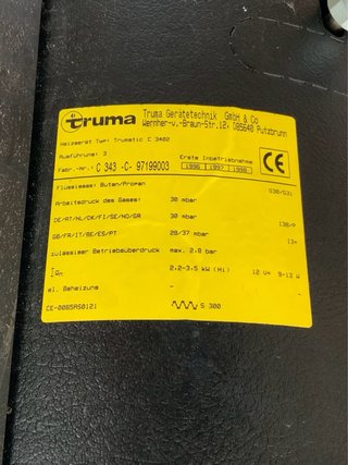 Calentador Truma Agua y Aire