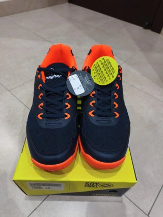 Zapatillas pádel Jhayber azul/naranja T45