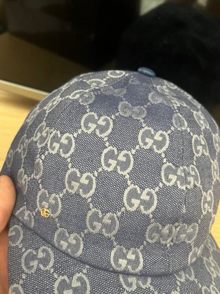 Berretto Gucci GG Blu/Grigio