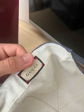 Berretto Gucci GG Blu/Grigio