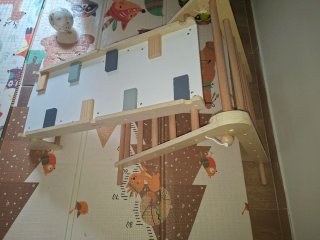 Escalera madera infantil