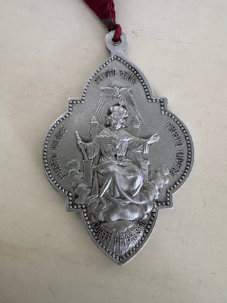 Medalla Virgen/Jesucristo
