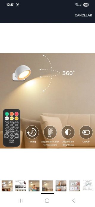 Apliques de Pared Modernos LED nuevo precintad