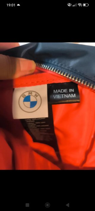 Mochila BMW Negra y Azul
