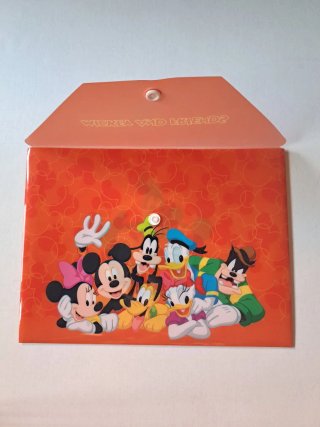 Sobre portadocumentos Disney naranja 23x17cm-NUEVO