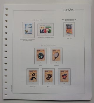 SUPLEMENTO EDIFIL 2013 SELLOS ESPAÑA ESTUCH.TRANSP