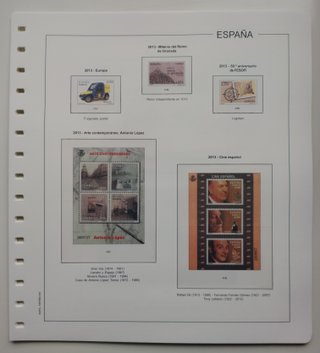 SUPLEMENTO EDIFIL 2013 SELLOS ESPAÑA ESTUCH.TRANSP