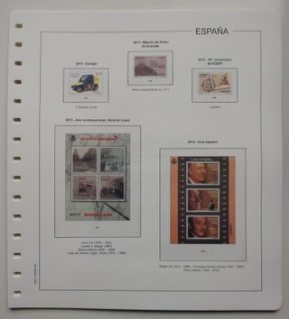 SUPLEMENTO EDIFIL 2013 SELLOS ESPAÑA ESTUCH.TRANSP