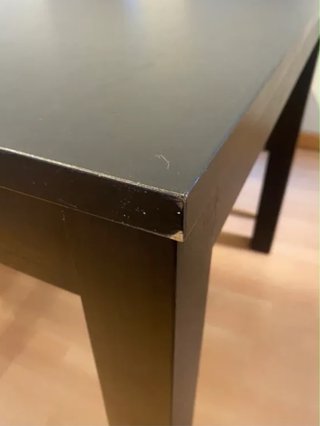 Mesa extensible negra