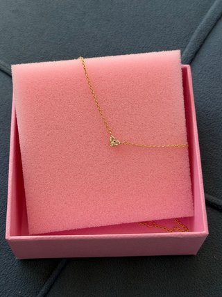 Collar Pandora Corazón Triple Gema Oro