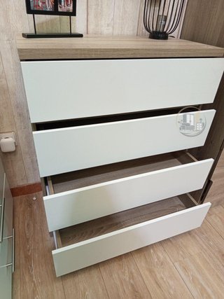 Cómoda de Madera 4 Cajones (Nueva)