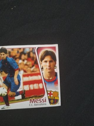 Cromo rookie Messi F.C. Barcelona