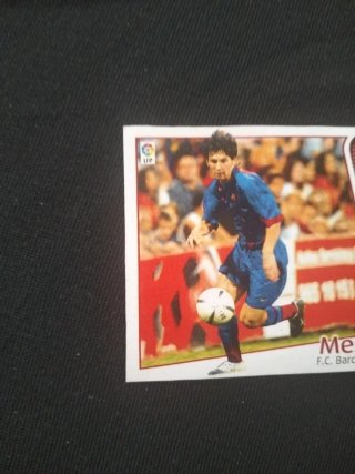 Cromo rookie Messi F.C. Barcelona