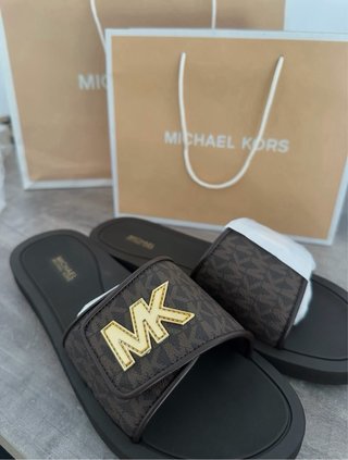 Mk Chanclas Michael Kors Palmer original