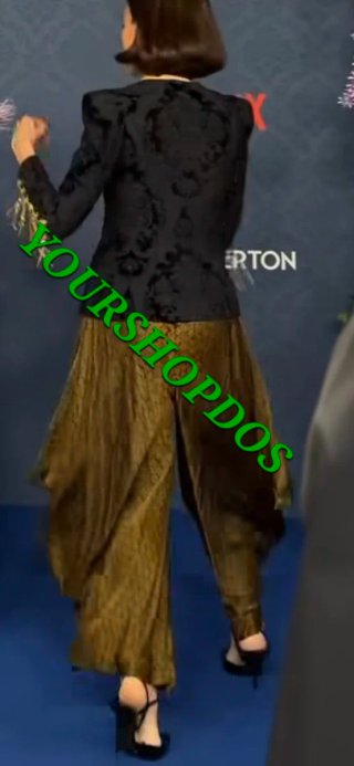 Pantalón Zara Estampado Drapeado T/XS