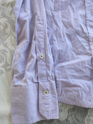 Camisa Zara Rayas Diplomáticas Talla M