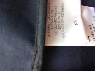 Gabardina Loreak Azul Talla XS