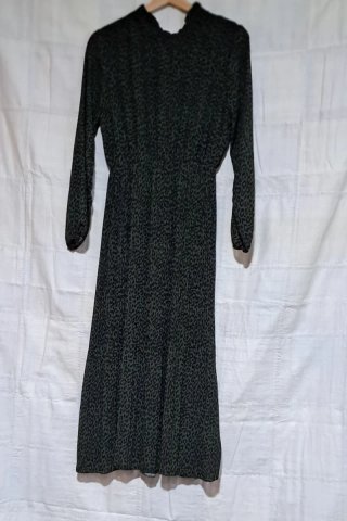Vestido estampado leopardo mujer