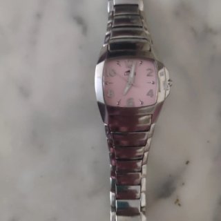 Reloj Lotus Original Mujer Rosa y Plateado