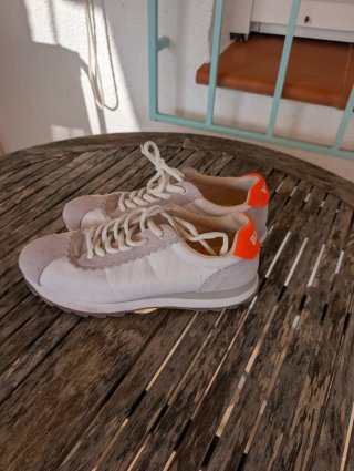 Zapatillas Bimba y Lola Blancas y Naranja
