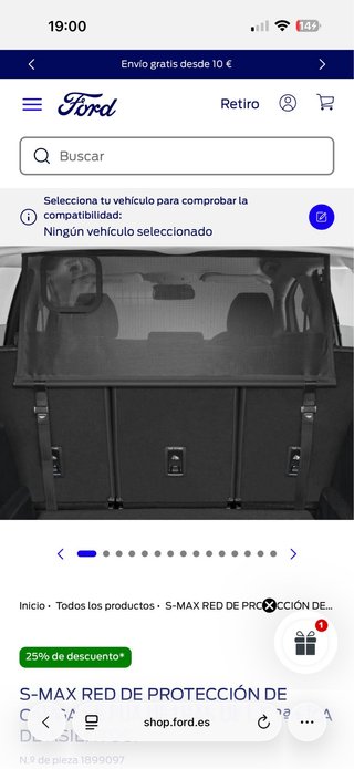 Red Carga Ford Smax 2014