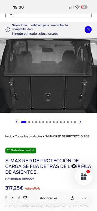 Red Carga Ford Smax 2014